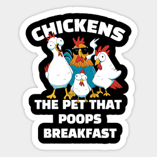 Farmer Chicken lover Sticker